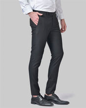 Load image into Gallery viewer, grey trouser for men, formal trouser, men trouser, grey pants, trouser pants for men, grey pant, grey colour pant, men&#39;s formal trousers, gents pants, canoe
