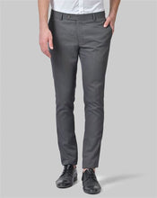 Load image into Gallery viewer, mens dark grey trousers, gents trouser, trouser pants for men, formal trouser, men trouser, gents pants, men&#39;s formal trousers, canoe office trousers

