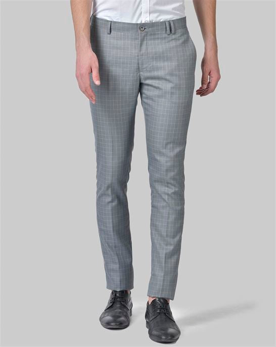 checkered trouser, gents trouser, trouser pants for men, grey trouser for men, formal trouser, men trouser, gents pants, canoe men's formal trousers