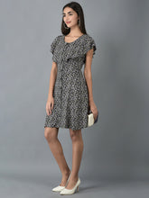 Load image into Gallery viewer, Canoe Women Floral Printed Fit and Flare Dress
