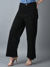 Load image into Gallery viewer, Canoe Women Loose Fit &amp; Light Weight Denim Trouser
