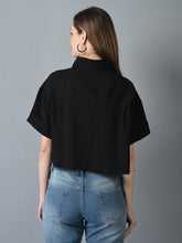 Load image into Gallery viewer, Canoe Women Loose Fit Crop Shirt
