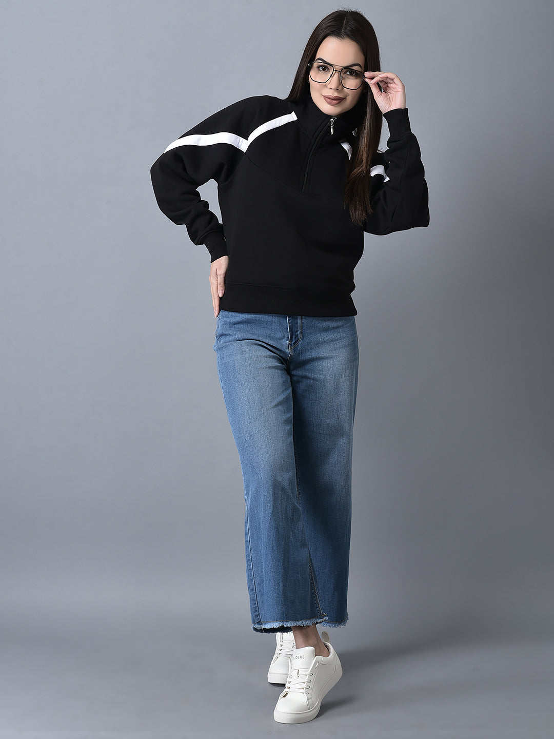 Canoe Women Super Warm Cropped Pullover Sweatshirt