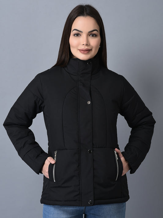 Canoe Women Mock Collar Bomber Jacket