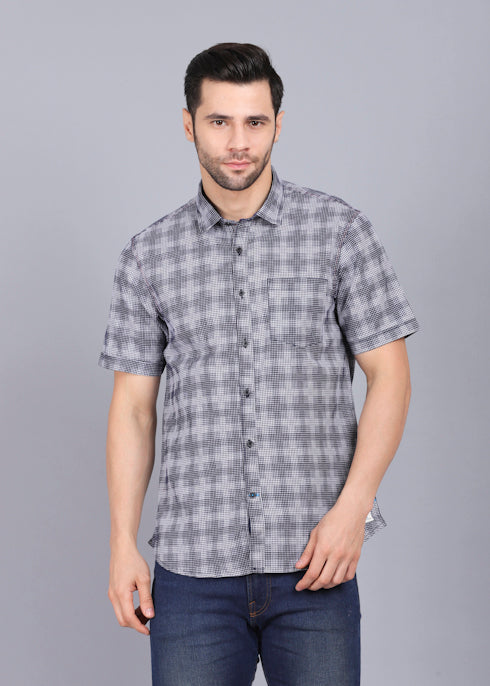 printed half sleeve shirts, grey shirt mens, half sleeve shirt, best casual shirts for men, latest shirts for men, mens shirt, gents shirt, trending shirts for men, mens shirts online, low price shirting, men shirt style, new shirts for men, cotton shirt, full shirt for men, collection of shirts, checkered shirt, casual shirt, smart fit, canoe