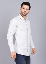 Load image into Gallery viewer, white shirt mens, full sleeve shirt, best casual shirts for men, latest shirts for men, mens shirt, gents shirt, trending shirts for men, mens shirts online, low price shirting, men shirt style, new shirts for men, cotton shirt, full shirt for men, collection of shirts, striped shirt, canoe casual shirt, smart fit
