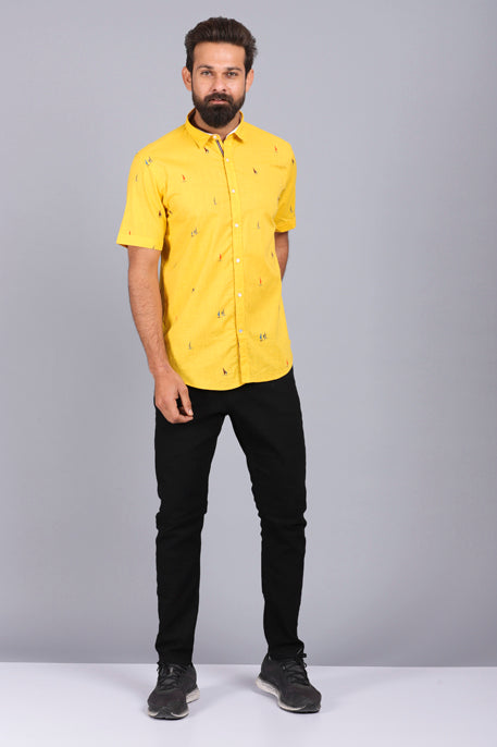 cotton shirt, style shirt, half sleeve shirt, best casual shirts for men, latest shirts for men, mens shirt, gents shirt, trending shirts for men, mens shirts online, low price shirting, men shirt style, new shirts for men, cotton shirt, full shirt for men, collection of shirts, canoe printed shirt, casual shirt, smart fit, yellow shirt, urban shirt