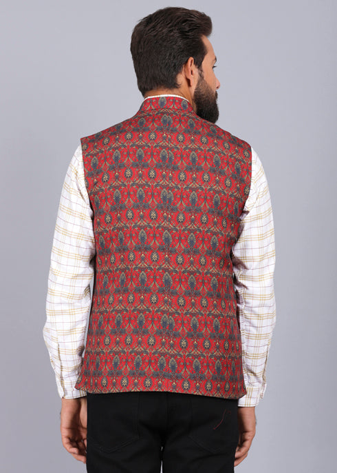 casual waist coat, wedding waist coat, latest waist coat for men, maroon waist coat, stylish waist coat, 2022 waist coat styles, printed waist coat for men, mens waist coat, nehru jackets for men, nehru jacket styles, canoe