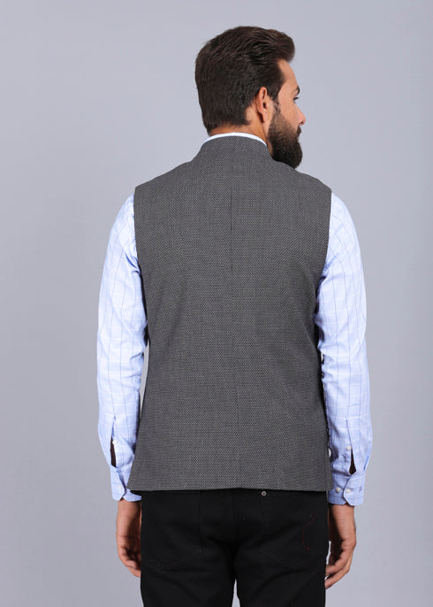 formal waist coat, latest waist coat for men, grey waist coat, stylish waist coat, trending waist coat style 2022, canoe