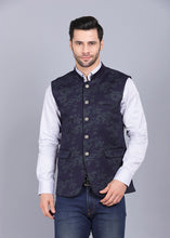 Load image into Gallery viewer, Navy Green Knitted Garment Waist Coat
