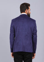 Load image into Gallery viewer, navy blue casual blazer, blazer for men, latest blazer for men, blazer coat, stylish blazer for men, blazer coat for men, branded blazer for men, latest blazer designs, gents blazer, canoe
