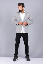 Load image into Gallery viewer, blazer for men, grey blazer for men, latest blazer for men, blazer coat, stylish blazer for men, blazer coat for men, branded blazer for men, latest blazer designs, gents blazer, blazers clothing men&#39;s, canoe
