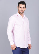 Load image into Gallery viewer, mens shirt, gents shirt, trending shirts for men, mens shirts online, low price shirting, men shirt style, new shirts for men, canoe cotton shirt, pink shirt, full shirt for men
