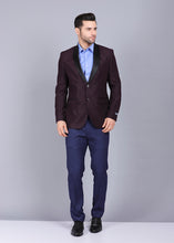 Load image into Gallery viewer, wine color blazer, blazer for men, blazer for man, blazer coat, men&#39;s blazers, casual blazer for men, best blazers for men, stylish blazer for men, blazer coat for men, blazer outfits men, suits and blazers, canoe
