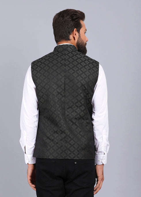 formal waist coat, latest waist coat for men, olive color waist coat, stylish waist coat, 2022 waist coat styles, Jacquard waist coat for men, mens waist coat, canoe