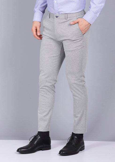 knitted trouser, grey trouser, gents trouser, trouser pants for men, formal trouser, men trouser, gents pants, men's formal trousers, office trousers, canoe