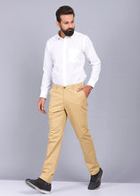 Load image into Gallery viewer, khaki trouser, gents trouser, trouser pants for men, formal trouser, men trouser, gents pants, men&#39;s formal trousers, office trousers, canoe
