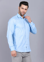 Load image into Gallery viewer, best formal shirts for men, latest shirts for men, mens shirt, gents shirt, canoe trending shirts for men, mens shirts online, low price shirting, men shirt style, new shirts for men, cotton shirt, full shirt for men, collection of shirts, checkered shirt, formal shirt, smart fit shirt, full sleeve shirt, blue shirt, party shirt, office shirts
