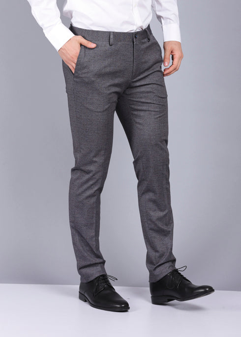 Buy Kurus Mens Black And Dark Grey Solid Cotton Blend Pack of 2 Formal  Trousers For Men Online at Best Prices in India  JioMart