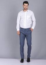 Load image into Gallery viewer, canoe solid trouser, gents trouser, trouser pants for men, grey trouser for men, formal trouser, men trouser, gents pants, men&#39;s formal trousers, office trousers
