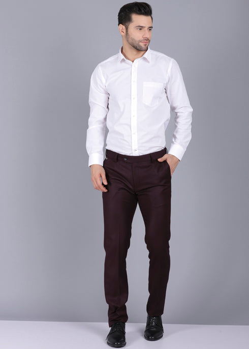 House of Cavani Myers Wine Slim Fit Trousers - Clothing from House Of  Cavani UK