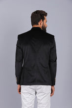 Load image into Gallery viewer, canoe formal Bandhgala for men, bandhgala style, black color bandhgala, bandhgala coat, bandhgala, latest bandhgala 2022

