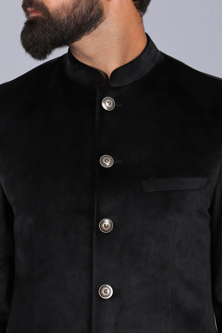 canoe, formal Bandhgala for men, bandhgala style, black color bandhgala, bandhgala coat, latest bandhgala 2022