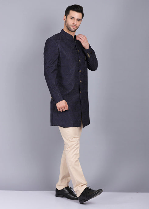 canoe men indo western, indo western dress for men, indo western kurta for men, indo western for groom, indo western wear for men, indowestern kurta, navy blue indo western, indo western outfits, mens indo western for men wedding