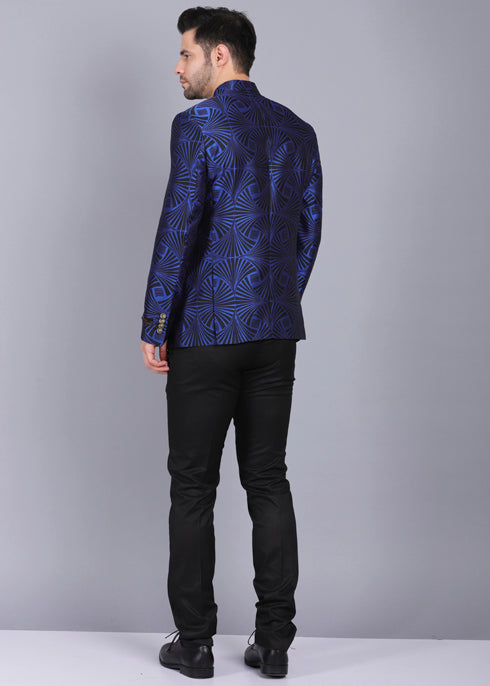 formal Bandhgala for men, bandhgala style, blue color bandhgala, bandhgala coat, printed bandhgala, latest bandhgala style 2022, canoe