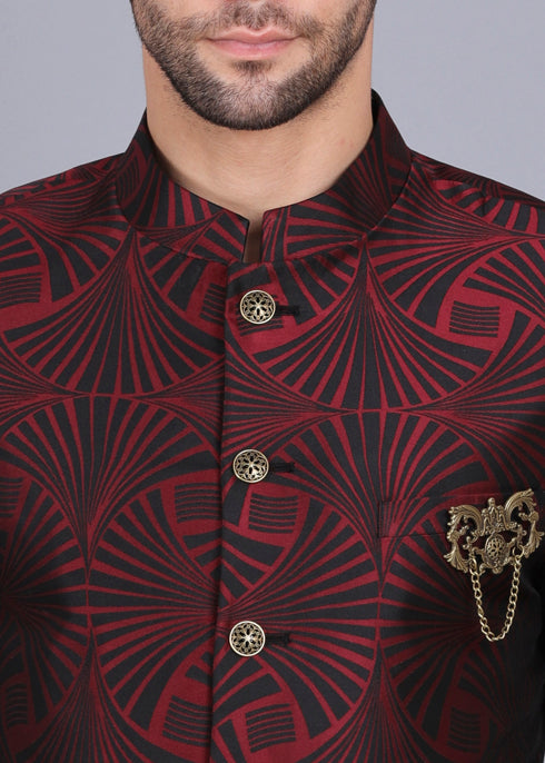 canoe men indo western, indo western dress for men, indo western kurta for men, indo western for groom, indo western wear for men, indowestern kurta,  lotus red indo western, indo western outfits mens, indo western for men wedding, printed indo western